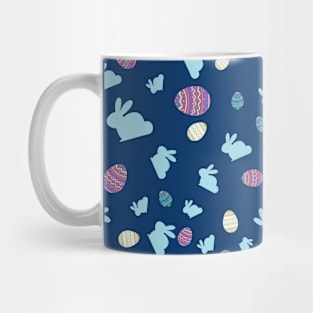 Easter Day Bunny and Egg Pattern Mug